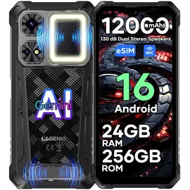 lagenio Rhino 1 Pro 8 GB RAM 256 GB Schwarz