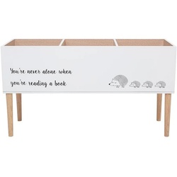 Bloomingville Bücherregal Bücherregal Standregal, Kinderregal Kinderbücherregal Kinderzimmer weiß