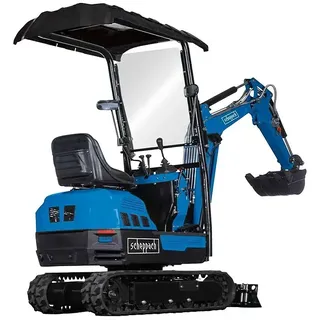 Scheppach Minibagger EXC1400  (8,5 kW, Benzin, Auslegerschwenkbereich: 45 ° - 85 °)