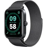 SMARTY 2.0 BT 40,50 mm Metallgehäuse Schwarz Metallarmband Schwarz Standard