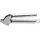 Käfer Knoblauchpresse, Edelstahl, Metall, 5.5x3x20 cm, Kochen, Küchenhelfer, Knoblauchpresse