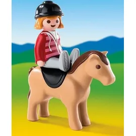 Playmobil 1.2.3 Reiterin mit Pferd 6973