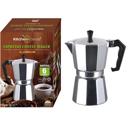 DOTMALL Filterkaffeemaschine Kaffeemaschine EDM (12 Tassen) Aluminium