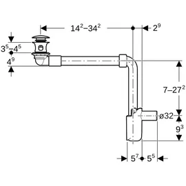 Geberit Waschbeckenablauf 152073211