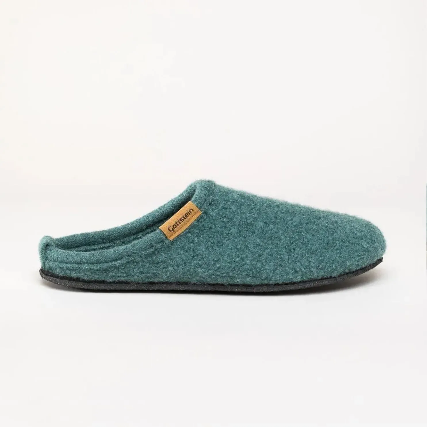 Gottstein Alpine Light | Damen Filz-Hausschuh | Farbe oceangreen | Pantoffel in Größe 37 - oceangreen - 37