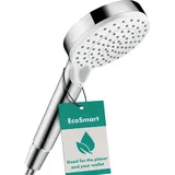 Hansgrohe Crometta Handbrause Vario EcoSmart 9 l/min Weiß/Chrom