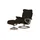 Stressless Relaxsessel Leder 91 x 112 x 84 cm Braun mit Hocker