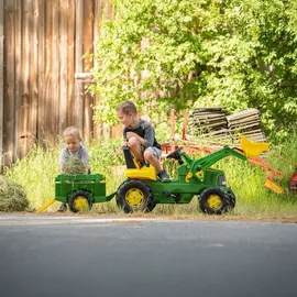 Rolly Toys John Deere mit Anhänger und Lader (811496)