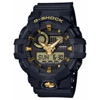 Casio G-Shock Analoge Digitale Kautschukuhr In Gold GA-710B-1A9ER Uhr