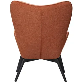SalesFever Relaxsessel SALESFEVER Polyester 80 x 92 x 99 cm rosa (kupfer) mit Zierknöpfen