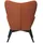 SalesFever Relaxsessel SALESFEVER Polyester 80 x 92 x 99 cm rosa (kupfer) mit Zierknöpfen