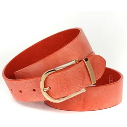 Ledergürtel ANTHONI CROWN, Damen, Gr. 100, pink, Leder, unifarben, klassisch,modisch, Gürtel, Pflanzlich gegerbter Vollrindledergürtel