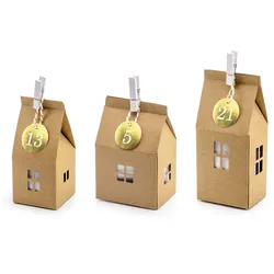 Häuschen-Adventskalender DIY