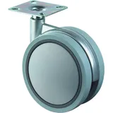 ede - bs rollen BS Rollen Kunststoff Doppelrolle F328.075 Raddurchmesser 75 mm