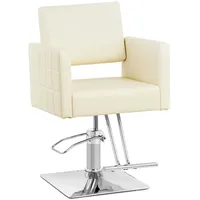 physa Friseurstuhl Ribbleton mit Fußstütze - Sitzhöhe 45 - 55 cm - 150 kg - creme