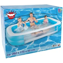Happy People Family Pool Planschbecken 262 x 175 x 50 cm (51115)