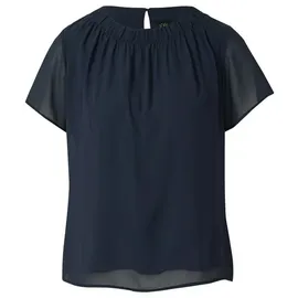 s.Oliver Luftige Chiffon-Bluse mit gesteppter Raffung - 44