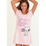 Peanuts Sleepshirt in rosa