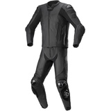 Alpinestars Missile V2 2-Teiler Motorrad Lederkombi Schwarz 56