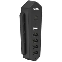 Hama 6in1 USB Hub Adapter Schwarz Playstation 5