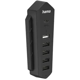 Hama 6in1 USB Hub Adapter Schwarz Playstation 5
