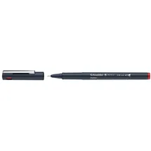 Schneider Pictus Fineliner Stift, 0,05 mm Linienbreite, Rot