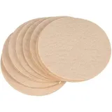 Rosojodg 100 Stück ungebleichte Kaffeefilter, Ersatz-Kaffeefilter, Einweg-Papierfilter, Kaffeemaschinen-Zubehör