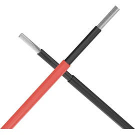 Smartec Solarkabel Verlängerungskabel Rot/Schwarz 4 - 6mm2 mit montiertem Stecker 2x 20m 6mm2 - Rot/Schwarz