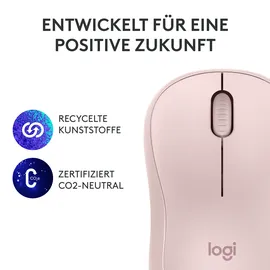 Logitech M240 Silent Bluetooth Mouse Rose