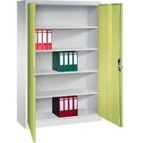 Californian Products CP Stahlschrank C 2000 Acurado 9460-000 S10868 lichtgrau, clowngrün 120,0 x 40,0 x 195,0 cm, aufgebaut