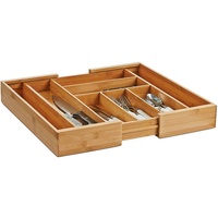 Zeller Besteckkasten Ausziehbar Bambus/HDF 6,5 cm