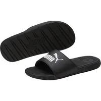 Puma Cool Cat 2.0 Badelatschen Kinder 01 black-white 39
