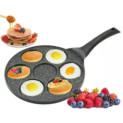 Pancakes Bratpfanne Pancake Pfannkuchen 3-fache Beschichtung Spiegeleier Oladji Marmor