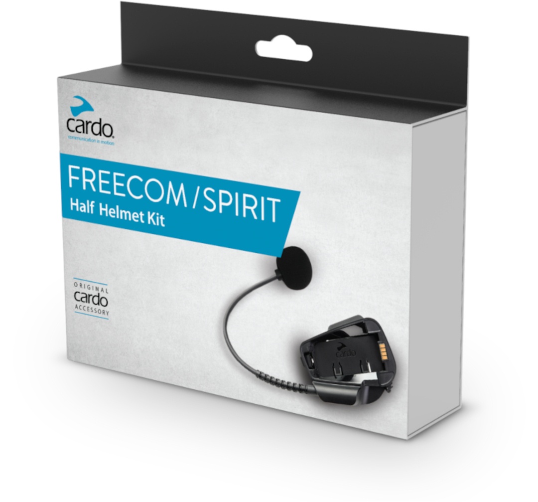 Cardo Freecom/Spirit Jet helm/halve helm uitbreidingsset, zwart, Eén maat
