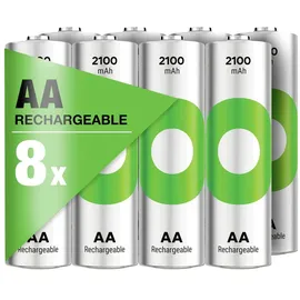 GP ReCyko Mignon (AA)-Akku NiMH 2100 mAh 1.2V 8 St.
