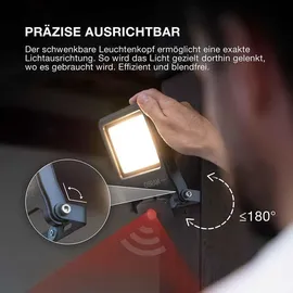 Osram Außenleuchte Aluminium 3,0 cm inkl. Bewegungsmelder weiß