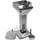 DEMA Säulengrill Edelstahl Design silber