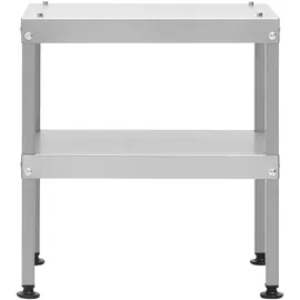 vidaXL Tisch für Räucherofen 40 x 28 x 44,5 cm silber