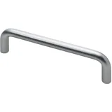 Hettich Möbelgriff Hettich Möbelgriff Kunststoff Aluminium Optik 10 x silberfarben