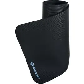 Donic Schildkröt Schildkröt Fitness Fitnessmatte, (15mm, black), mit Tragegurt,