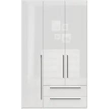 OTTO home Drehtürenschrank Piano 137 x 224 x 56 cm Weiß