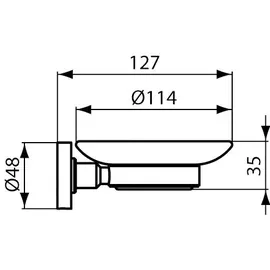Ideal Standard IOM Seifenschale Transparent