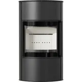 Kaminofen aus Stahl KRATKI BJORN Hoch 10 kW Ø 150 mit Türfeder - Schwarz