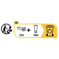 Fluid ES006 96 x Aufkleber Etiketten Frankreich Symbol Triman + Box + Tube