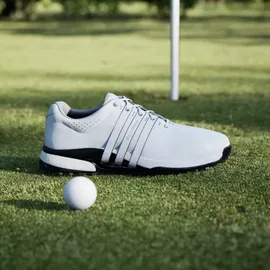 adidas Golfschuhe Herren Tour360 Spikeless weiß/navy/rot