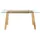 miliboo - Designer-esstisch Mit Transparenter Glasplatte Und Holz L160 Cm Bacco