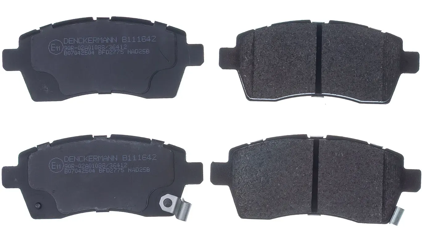 DENCKERMANN Bremsbelagsatz, Scheibenbremse b111642 Vorderachse für Suzuki