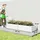 Outsunny Hochbeet 197 x 54 x 33 cm Weiß