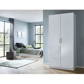 Rauch Drehtürenschrank »Kleiderschrank Schrank Garderobe Garderobenschrank HOMBURG«, in 2 Breiten mit moderner Hochglanzfront MADE IN GERMANY weiß