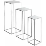 Haku-Möbel Blumentreppe Valletta 2 60 x 30 cm Grau